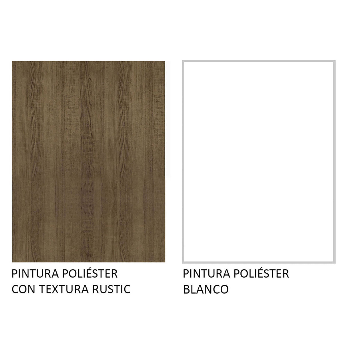Cocina Integral Emilly Pop Marron y Blanco 229x186cm con Mesón de Madera - Cocinas | Bylmo