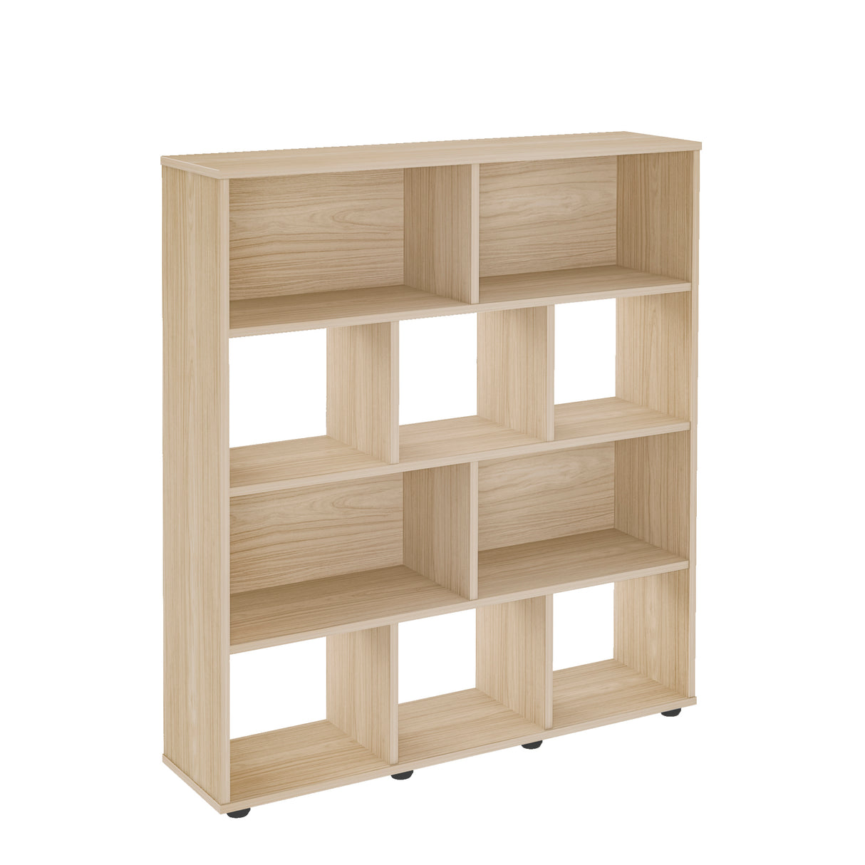 Biblioteca Book Cafe Claro 91x109cm Rectangular con 3 Entrepaños - Bibliotecas y Estanterías | Bylmo