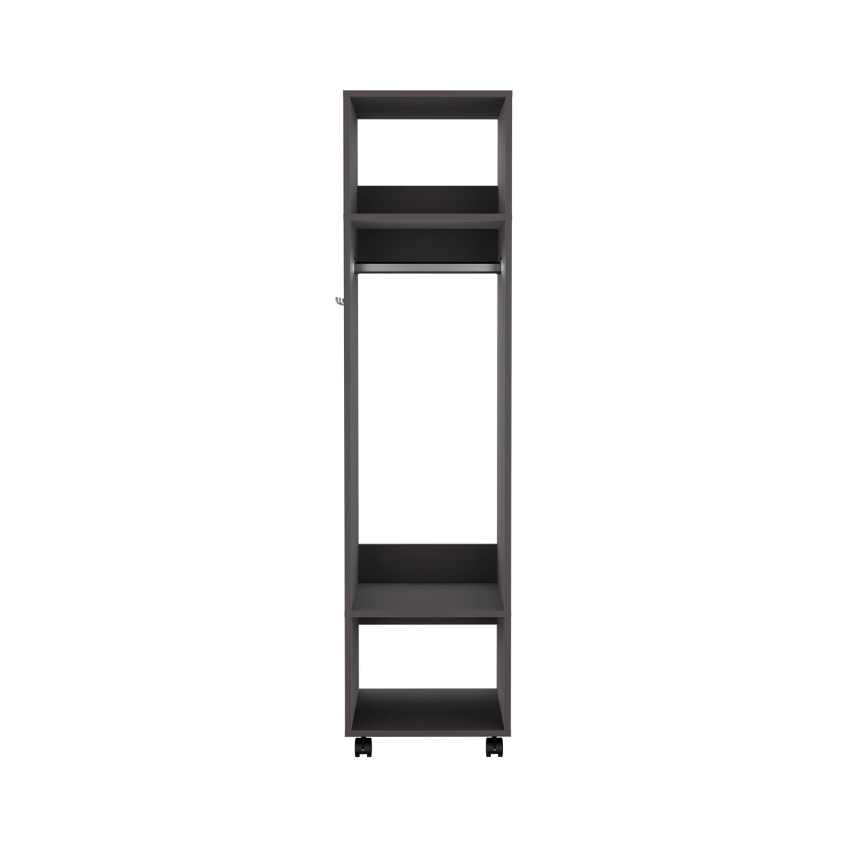 Closet Custer Wengue 40x160cm Con Tres Compartimientos - Closets | Bylmo