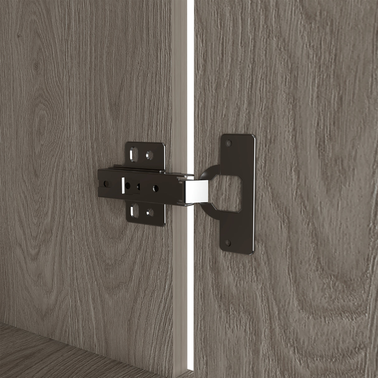 Bar Bajo Aurora Ceniza 62x81.7cm con Portabotellas - Bares | Bylmo