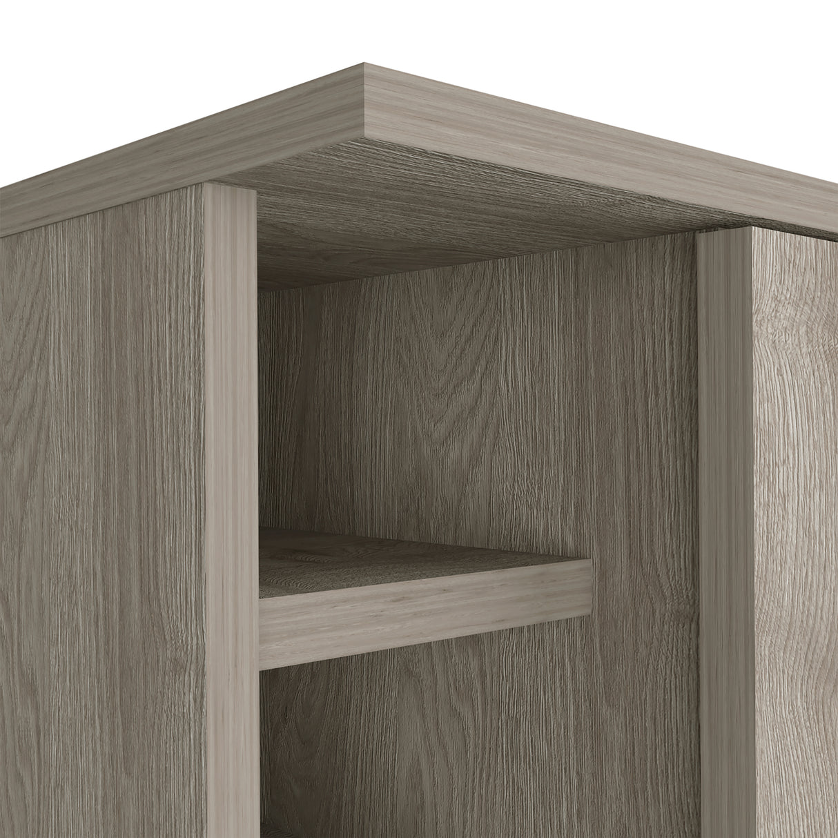 Bar Bajo Aurora Ceniza 62x81.7cm con Portabotellas - Bares | Bylmo