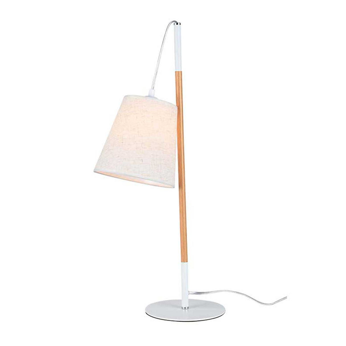 Lámpara de Mesa Lavi Blanco 18x65cm con Bombilla - Iluminacion | Bylmo