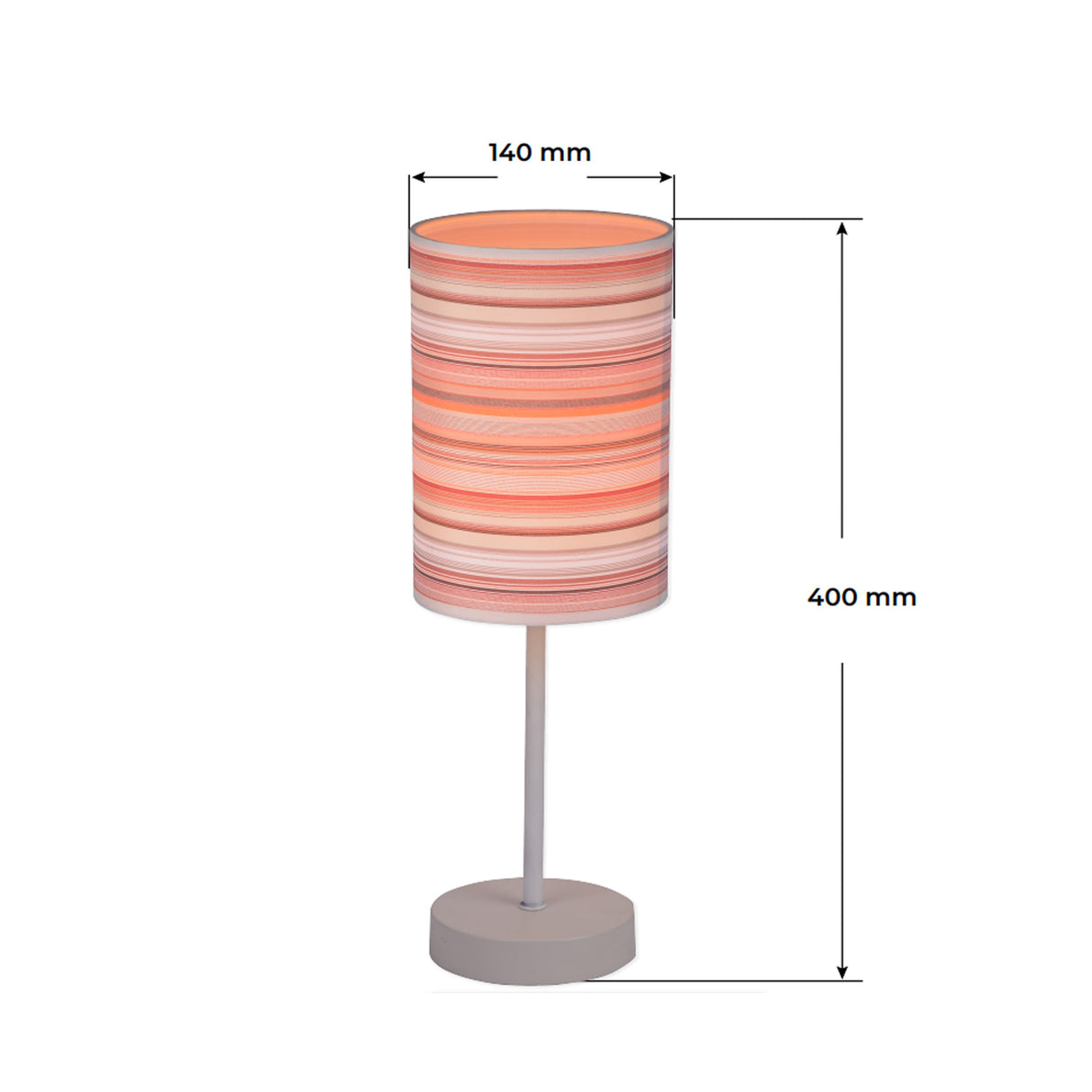 Lámpara de Mesa Bombon Multicolor 14x40cm con Bombilla - Iluminacion | Bylmo