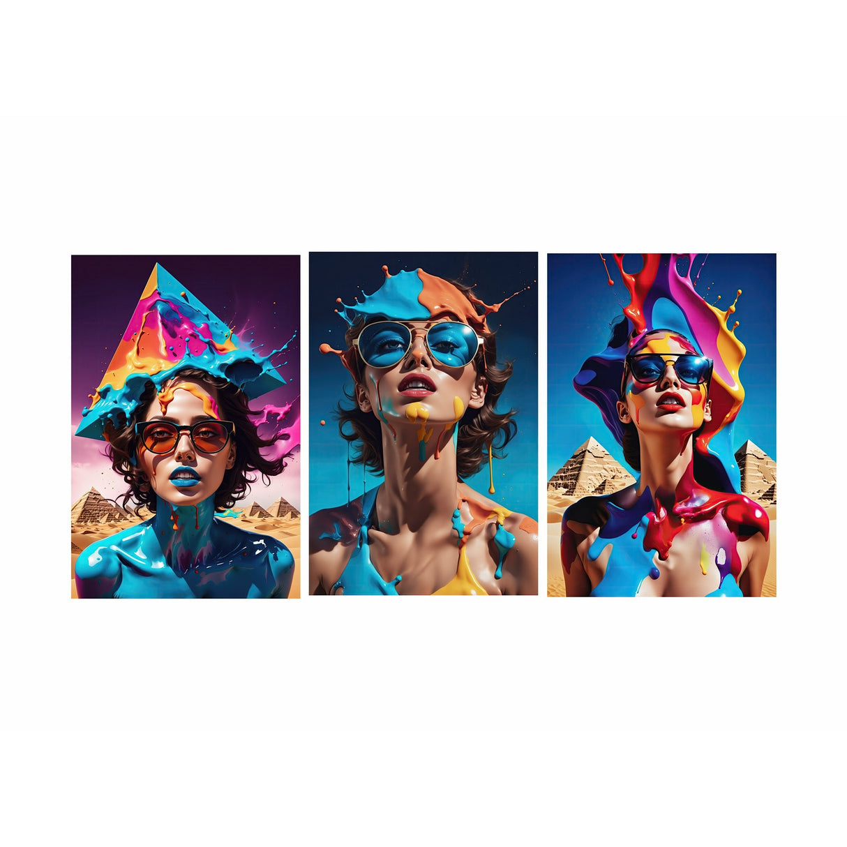 Cuadro de Lienzo Pop Mujeres 60x43cm Decorativo - Cuadros | Bylmo