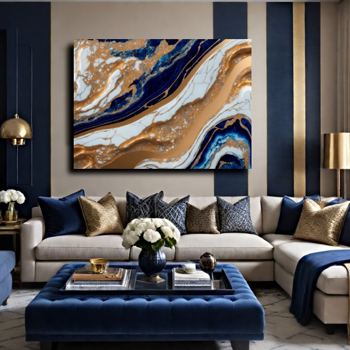 Cuadro de Lienzo Mármol 110x80cm Decorativo - Cuadros | Bylmo