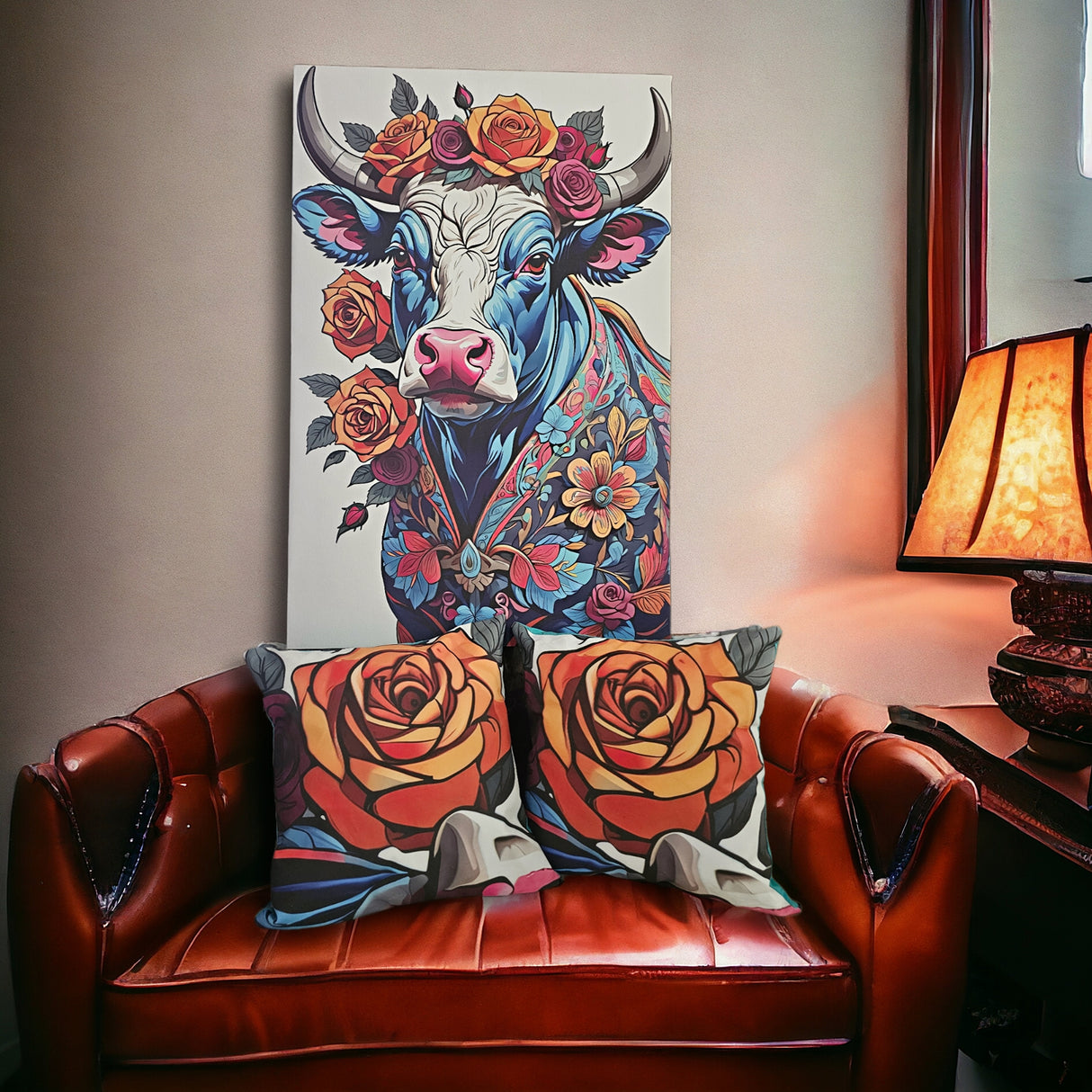 Cuadro de Lienzo Vacuno 60x93cm Decorativo - Cuadros | Bylmo