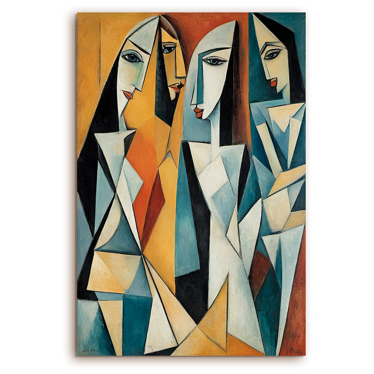 Cuadro de Lienzo Miradas 110x80cm Decorativo - Cuadros | Bylmo