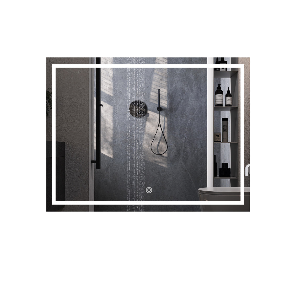 Espejo Led Cuadrado Moderno 60x80cm Sin Marco - Espejos Decorativos | Bylmo