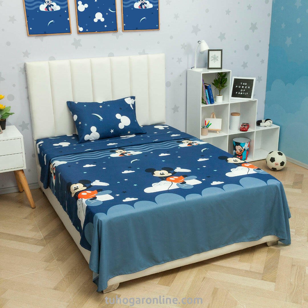 Juego de Sabanas Disney Multicolor para Cama Sencillo 100 X 190 Cm - Sabanas | Bylmo