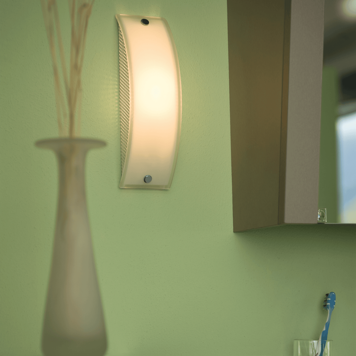 Lámpara de Pared Minimalista 1 Luz ACERO Blanco 26x26cm LED - Iluminacion | Bylmo