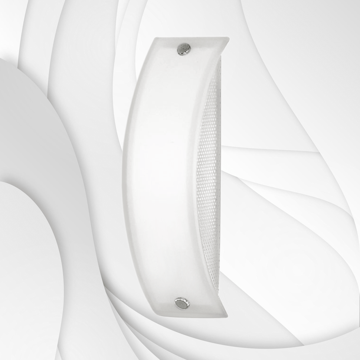 Lámpara de Pared Minimalista 1 Luz ACERO Blanco 26x26cm LED - Iluminacion | Bylmo