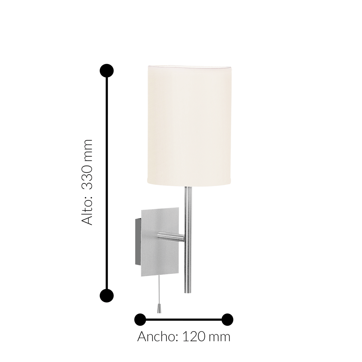 Lámpara de Pared Contemporáneo Gris 12x15cm Aluminio Ajustable LED - Iluminacion | Bylmo