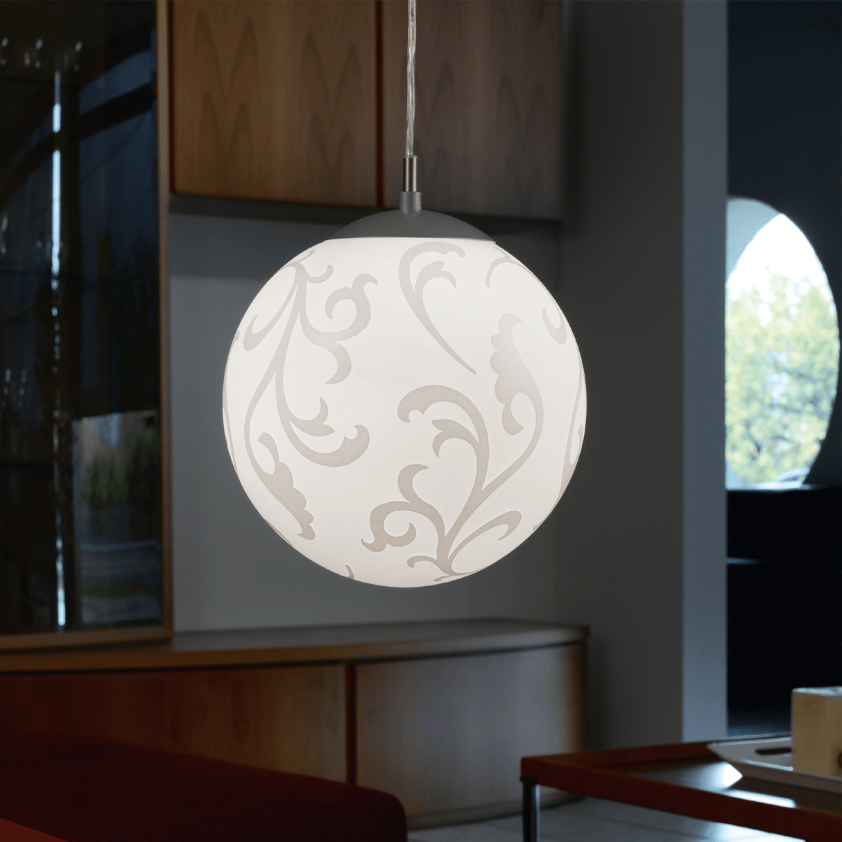 Lámpara Colgante Contemporáneo Gris Acero 1 Luz Ajustable 25x25x110 cm - Iluminacion | Bylmo