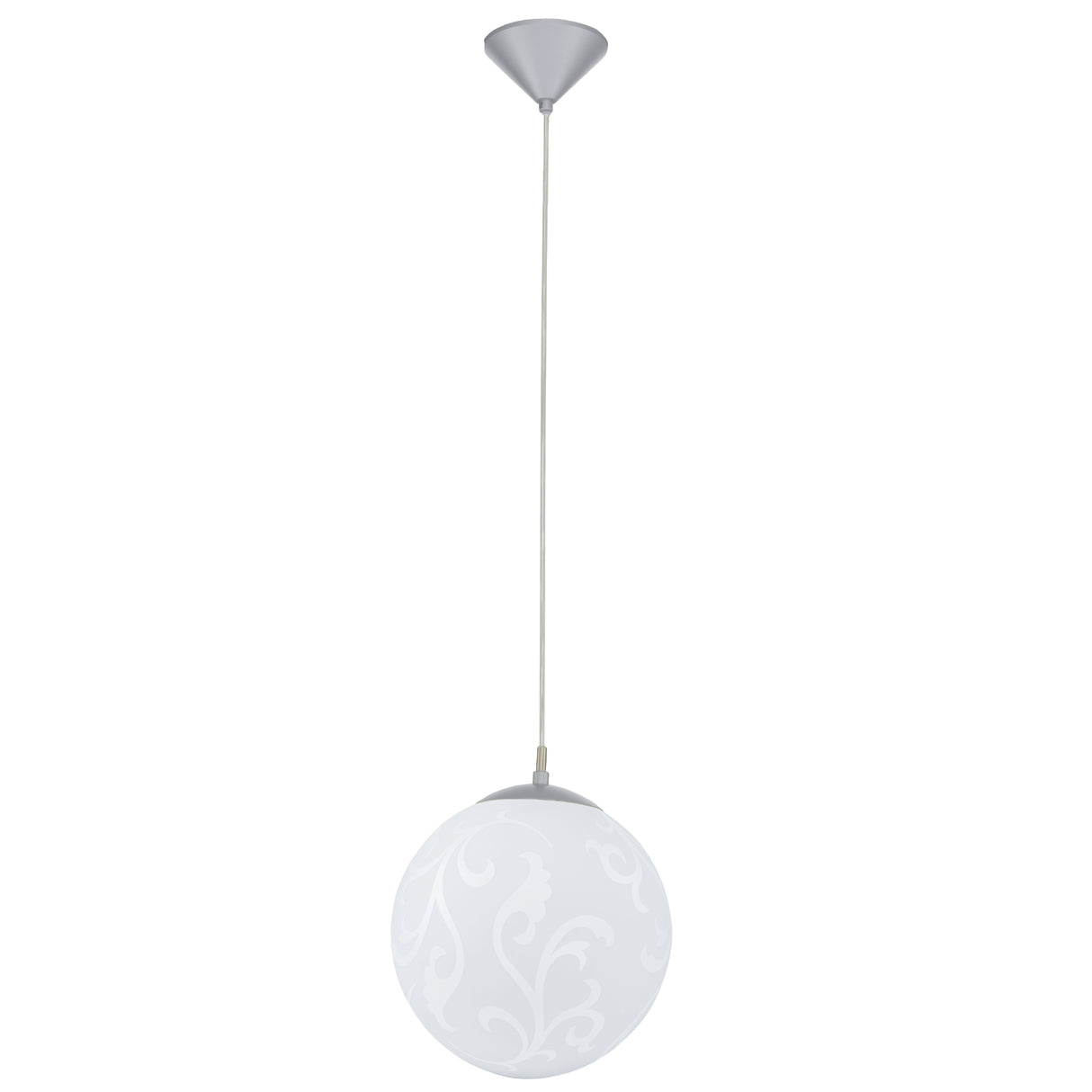 Lámpara Colgante Contemporáneo Gris Acero 1 Luz Ajustable 25x25x110 cm - Iluminacion | Bylmo