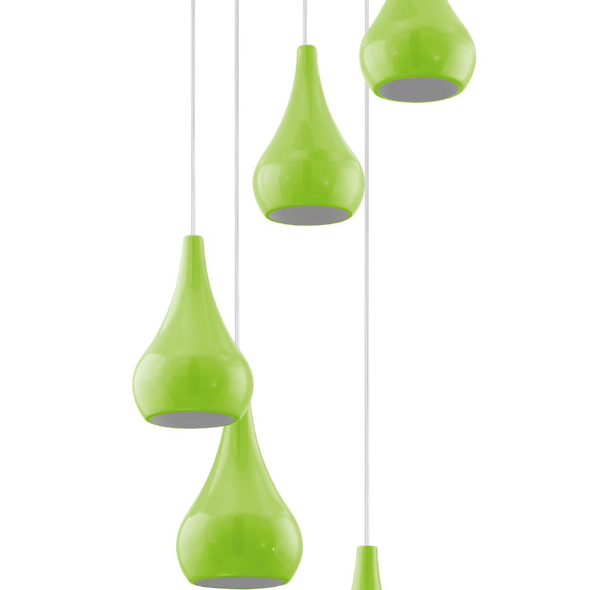 Lámpara Colgante Moderno Verde Cerámica Único 35x5x110 1.85kg - Iluminacion | Bylmo