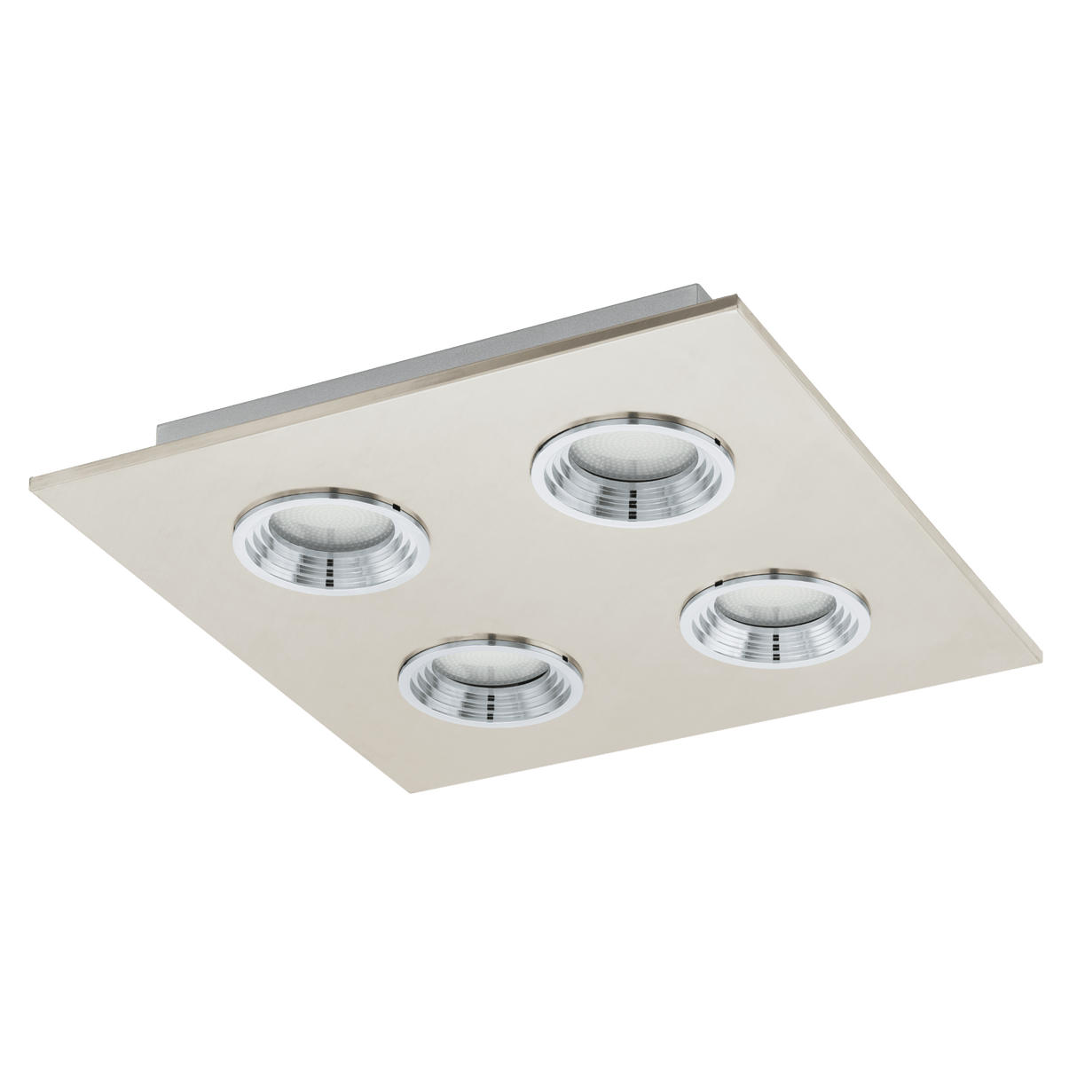 Lámpara de Techo Contemporáneo Gris 4 luces LED 1600 lúmenes - Iluminacion | Bylmo