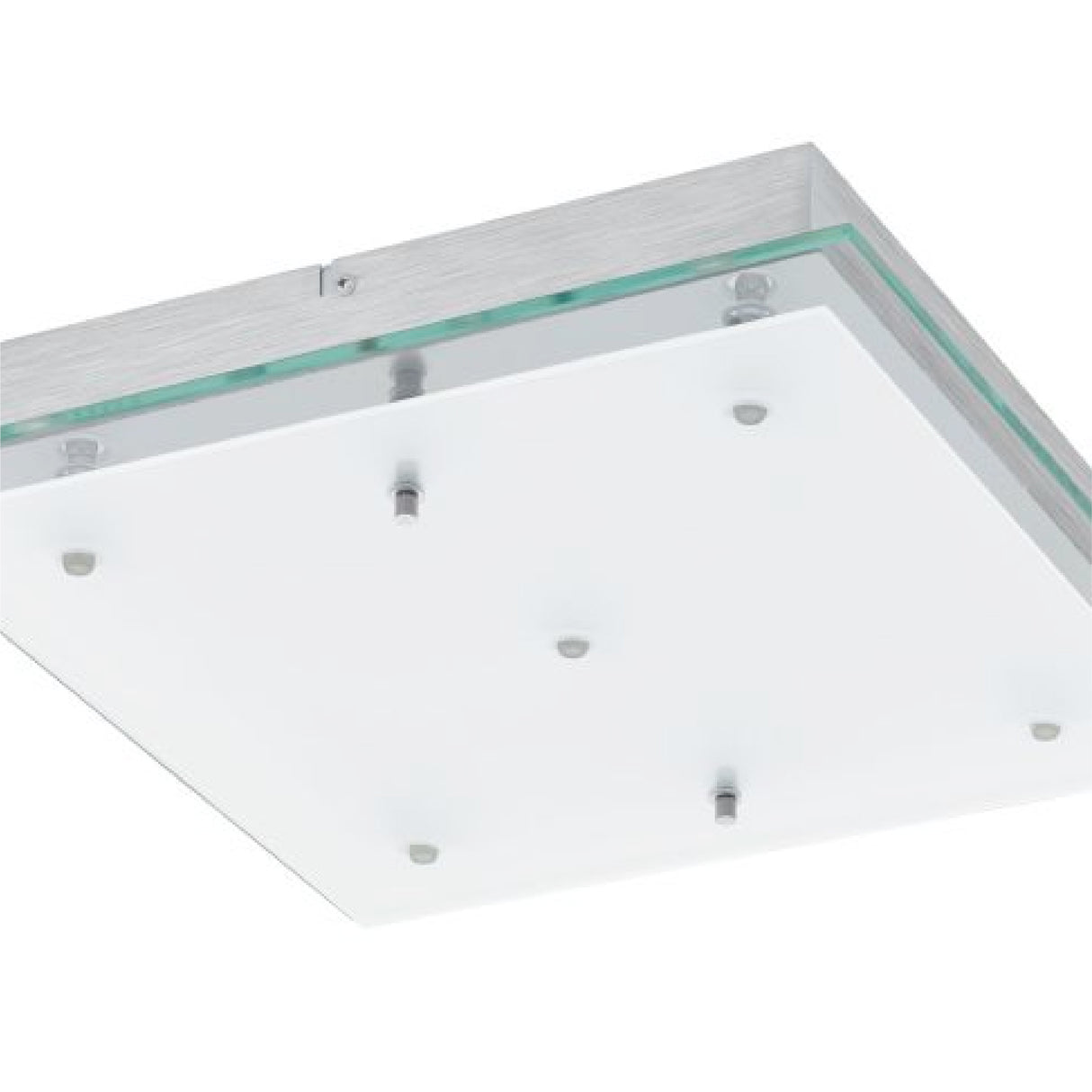 Lámpara de Pared Contemporáneo 38x38 Gris Acero LED 2600 Lumens - Iluminacion | Bylmo