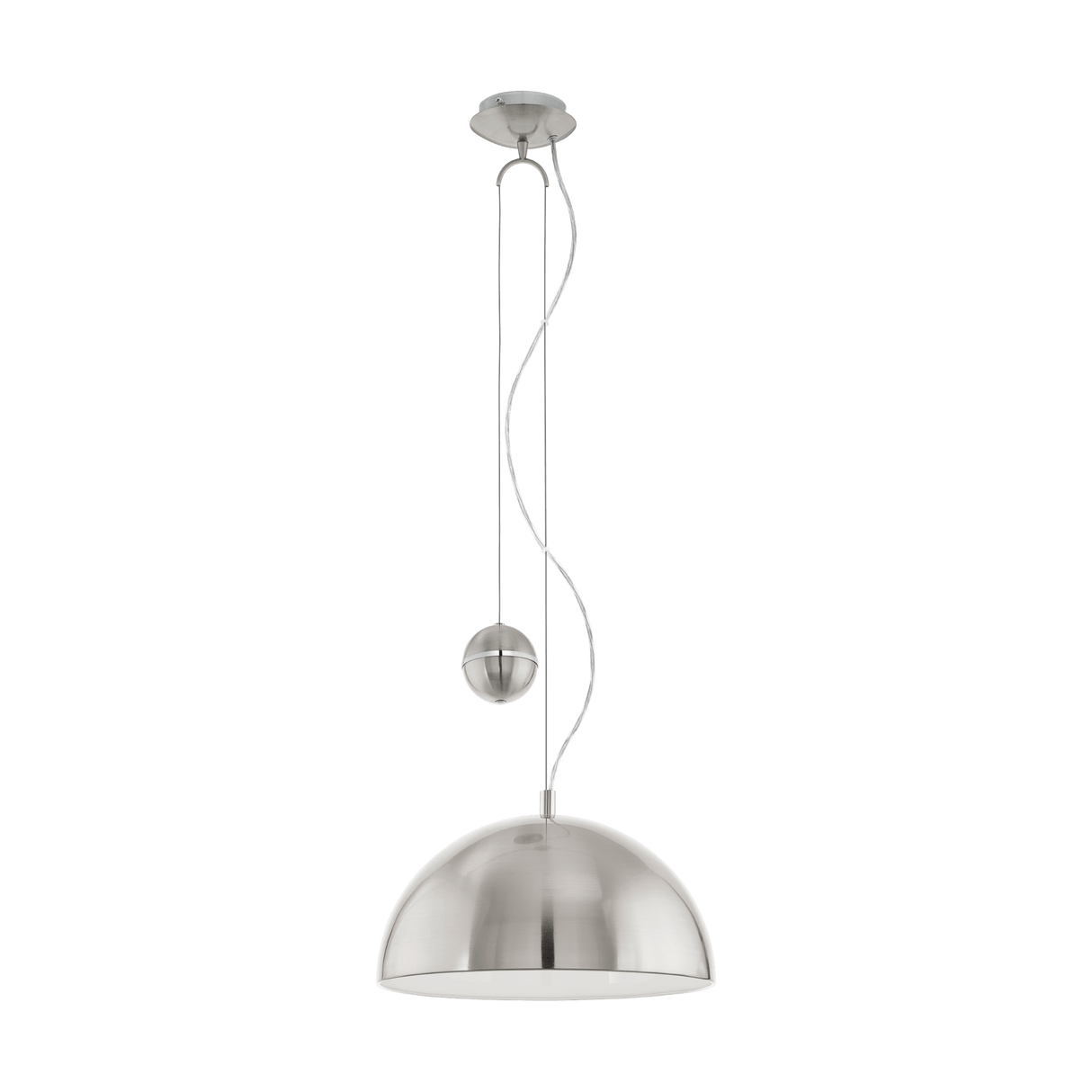 Lámpara Colgante Rústico Gris 38x110cm ACERO Ambiente Ajustable LED - Iluminacion | Bylmo