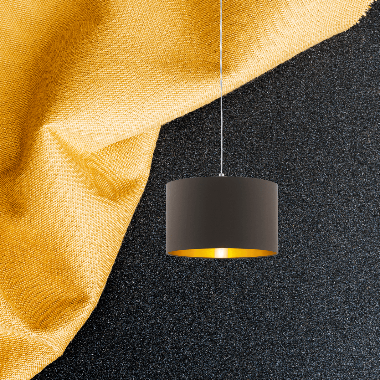 Lámpara Colgante Contemporáneo 38x58x130cm Negro Ajustable - Iluminacion | Bylmo