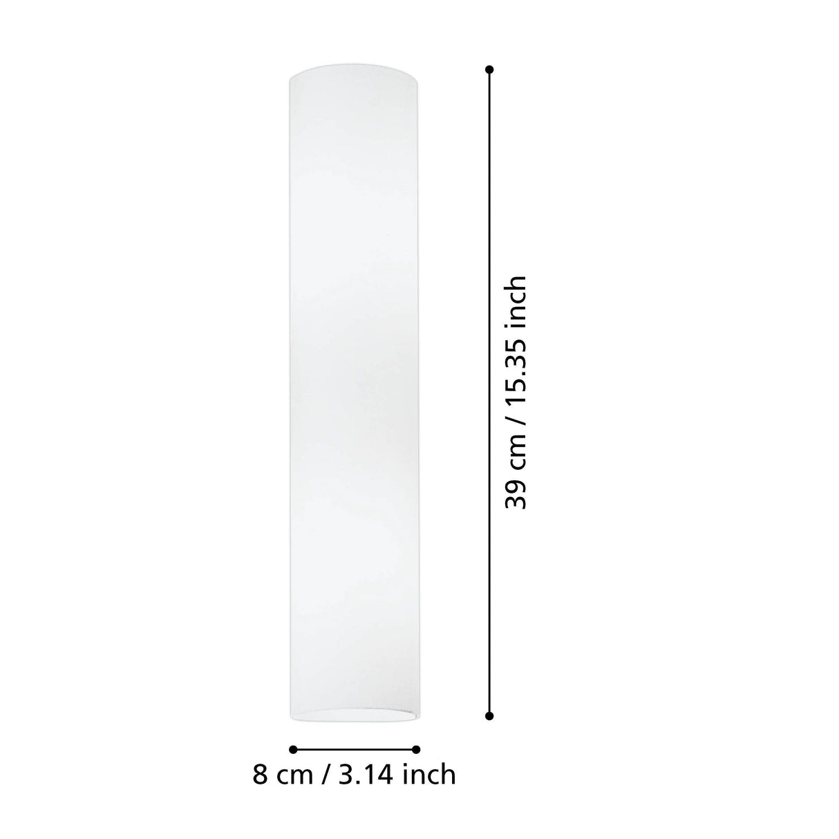 Lámpara de Pared Contemporáneo Blanco Acero LED 57cm Ambiente 160 450lm IP20 - Iluminacion | Bylmo