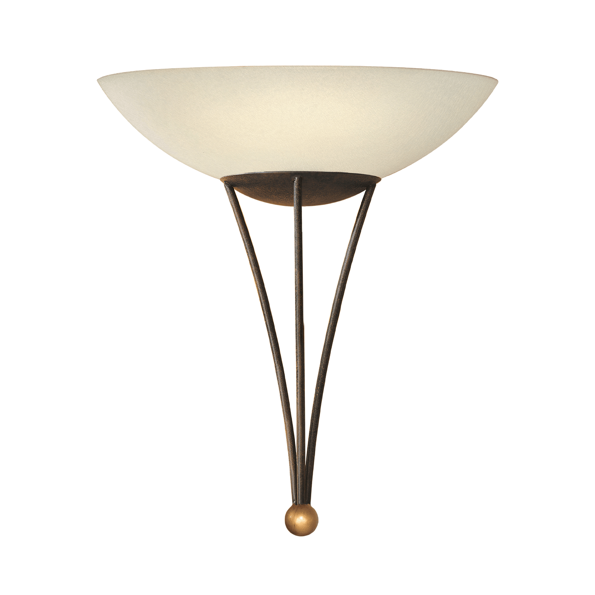 Lámpara de Pared Clásico 1 Luz 30x8x32 Café Acero IP20 - Iluminacion | Bylmo