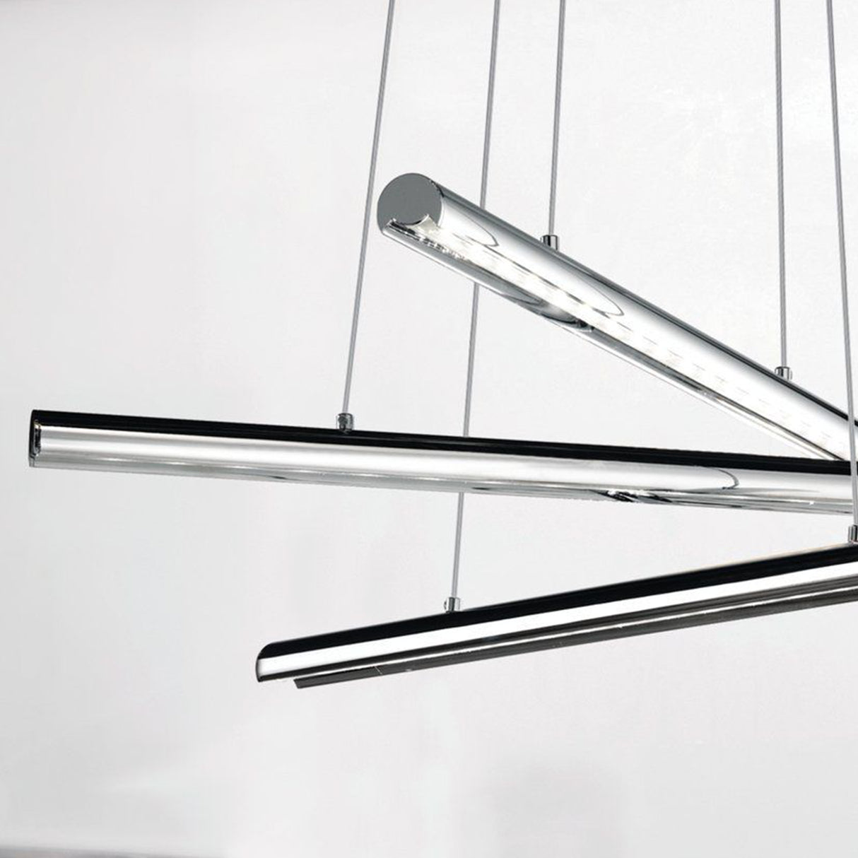 Lámpara Colgante Moderno Gris Acero 3 Luces Ajustable - Iluminacion | Bylmo