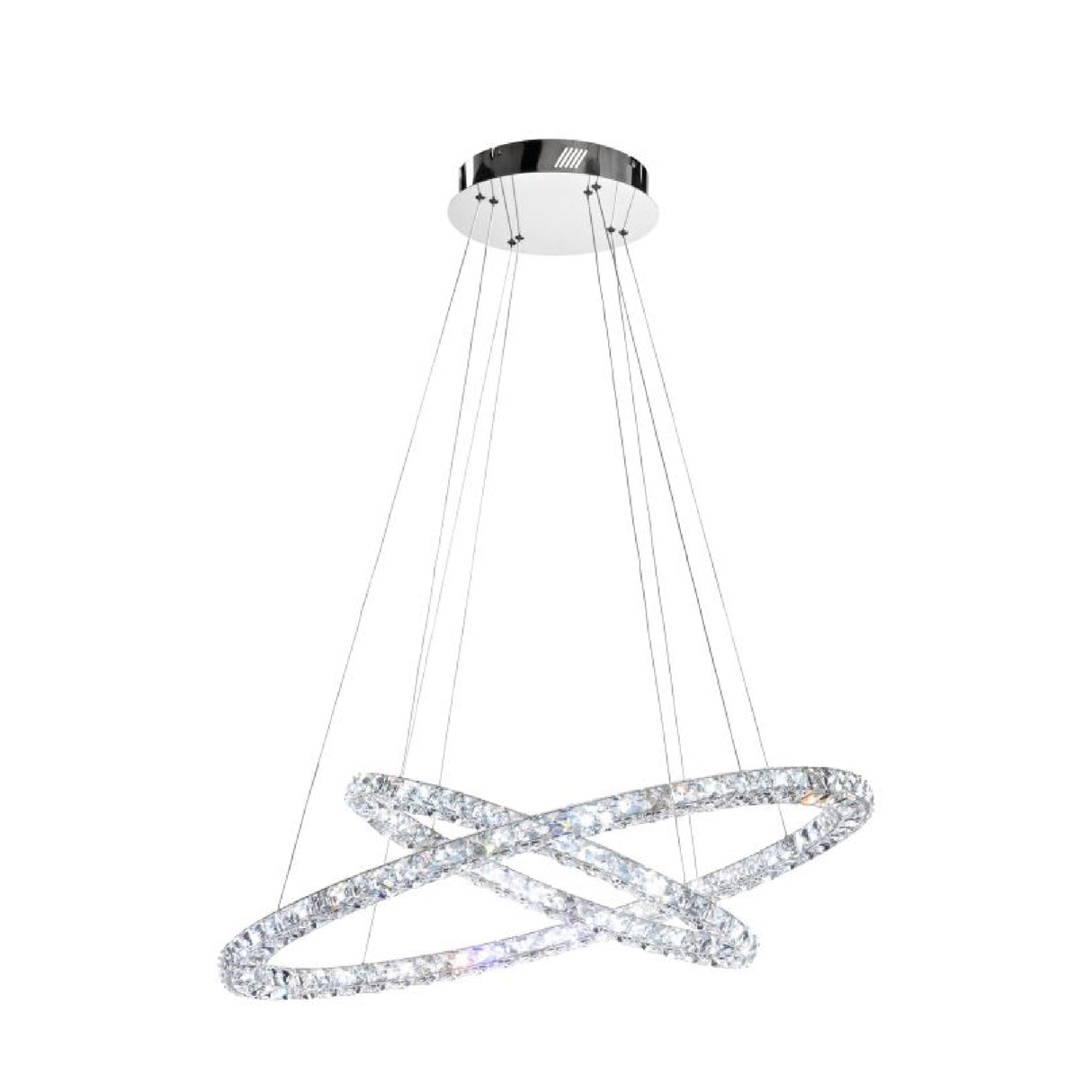 Lámpara Colgante Moderno Gris Acero 2 Luces Ajustable LED 67x90x150cm - Iluminacion | Bylmo