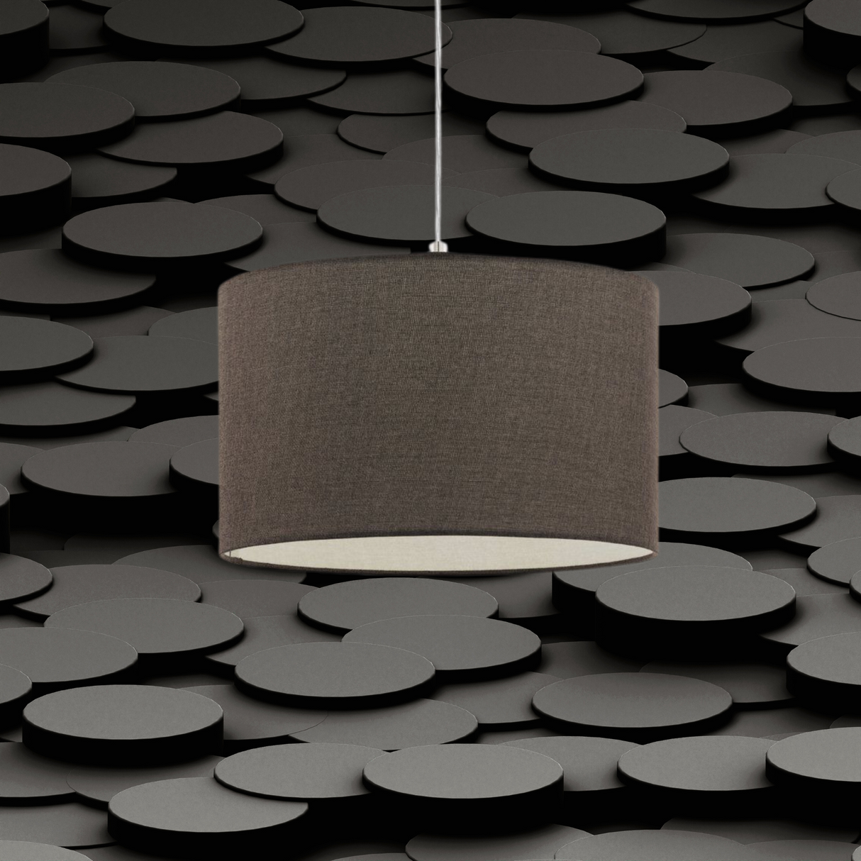 Lámpara Colgante Contemporáneo Gris ACERO 1 Luz Ajustable Techo LED 38x58x130cm - Iluminacion | Bylmo