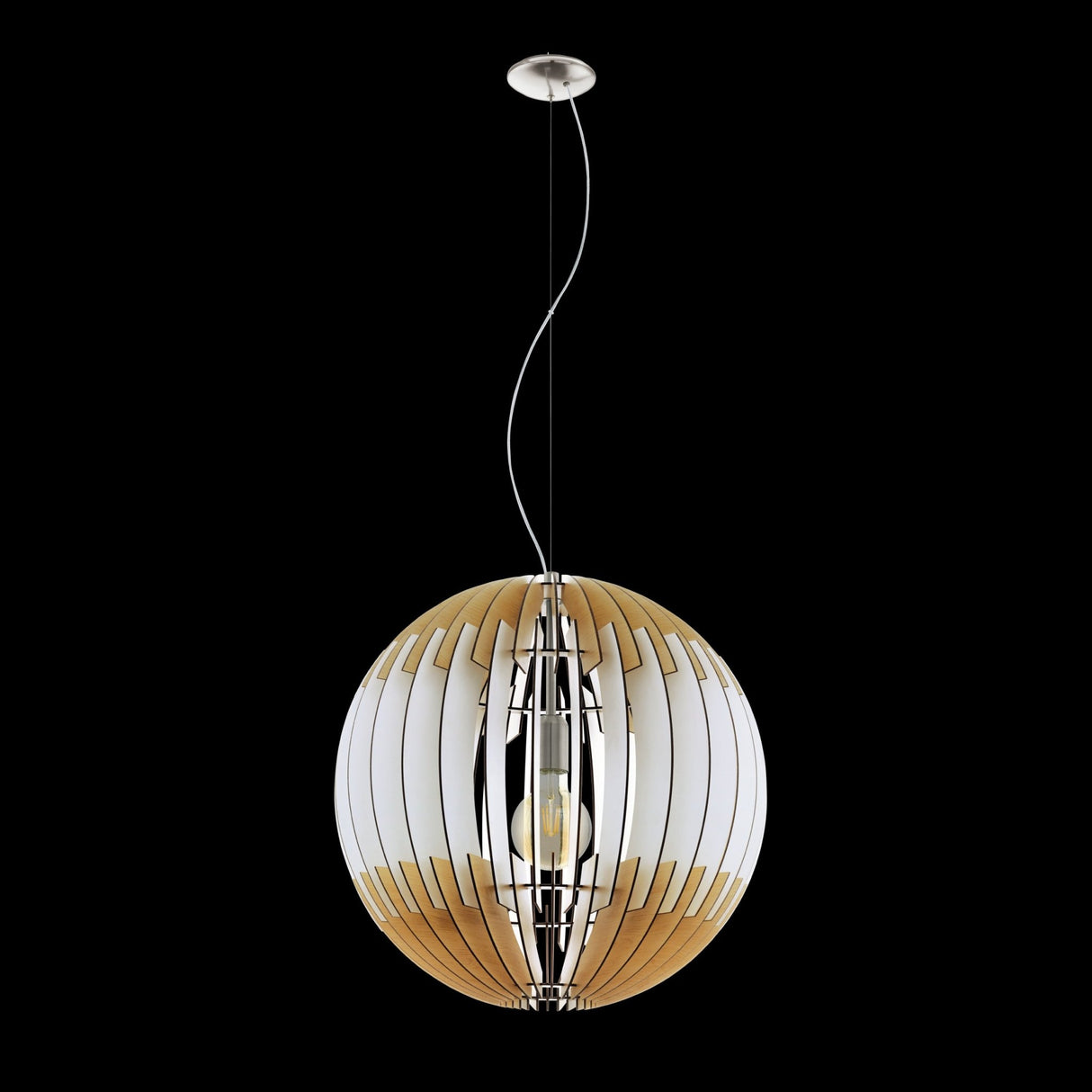 Lámpara Colgante Rústico Madera 70x70x200cm Ajustable Ambiente LED - Iluminacion | Bylmo