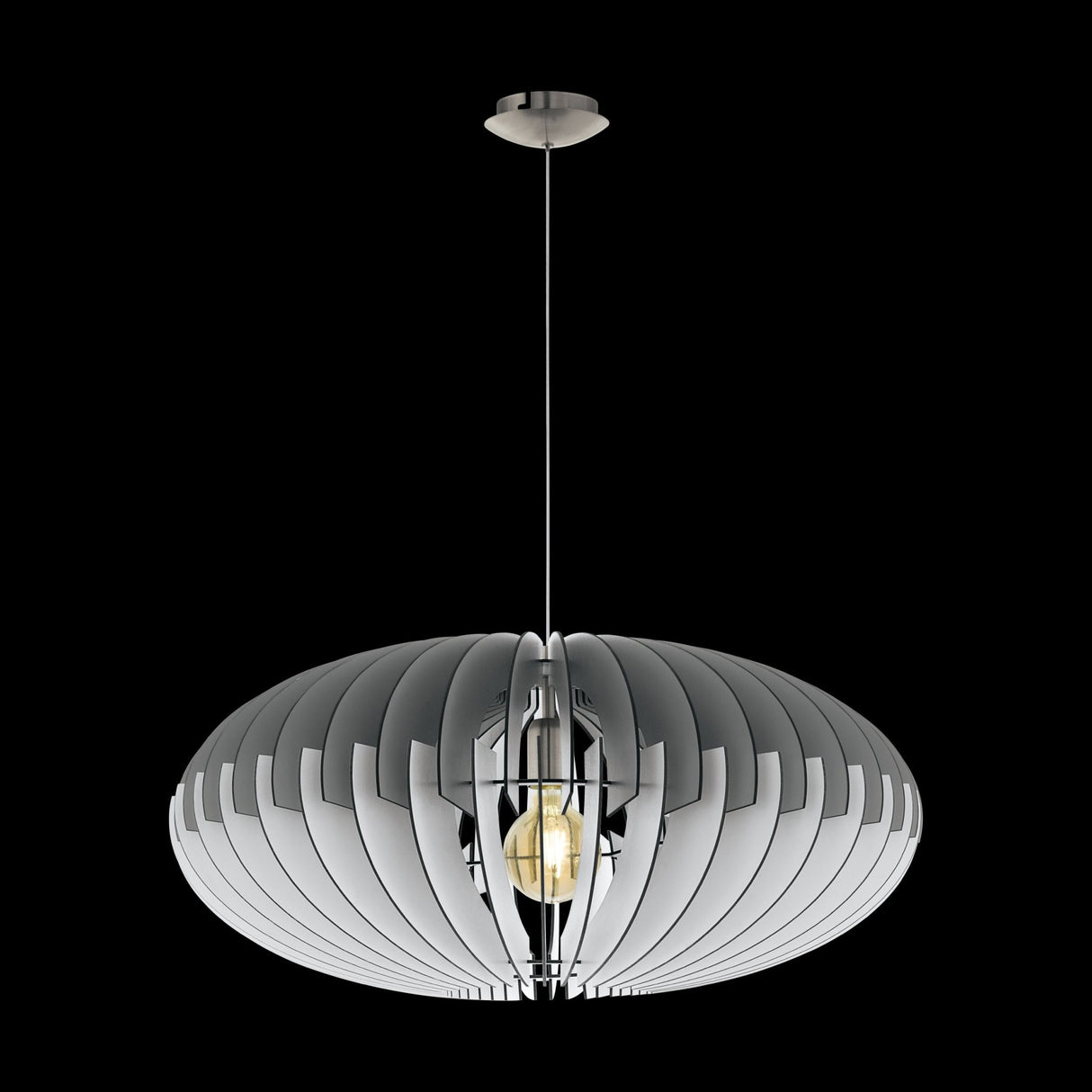 Lámpara Colgante Rústico Gris 1 Foco LED Ajustable 70x200cm - Iluminacion | Bylmo