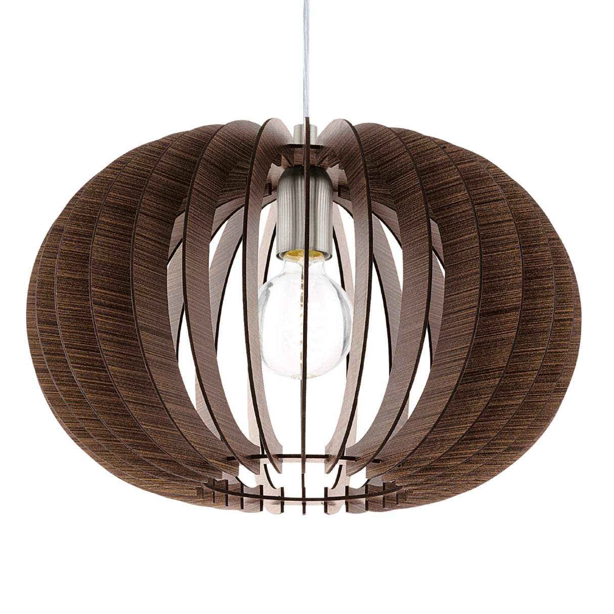 Lámpara Colgante Rústico Madera 40x40x130cm Ambiente - Iluminacion | Bylmo