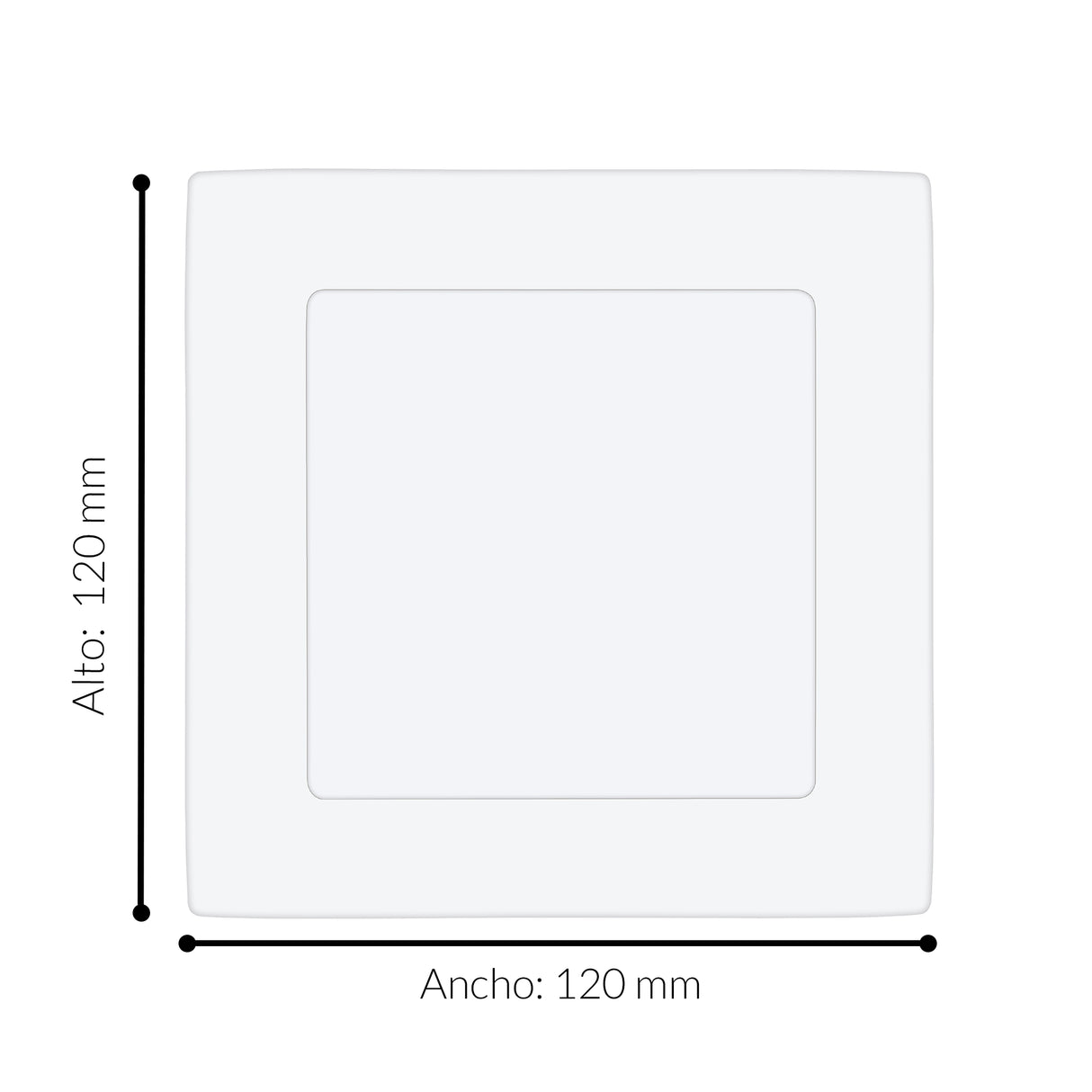 Lámpara Empotrable Contemporáneo 12x3 Blanco LED 800 Lúmenes - Iluminacion | Bylmo