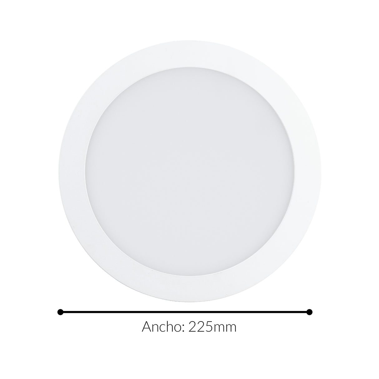 Lámpara Empotrable Contemporáneo 22x22 Blanco LED 1600lm 160 IP20 - Iluminacion | Bylmo