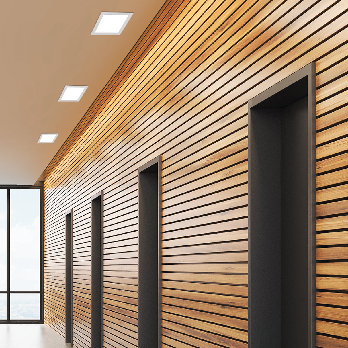 Lámpara Empotrable Contemporáneo 1 Luz 14x19x22 Blanco Aluminio 2600 Lúmenes - Iluminacion | Bylmo