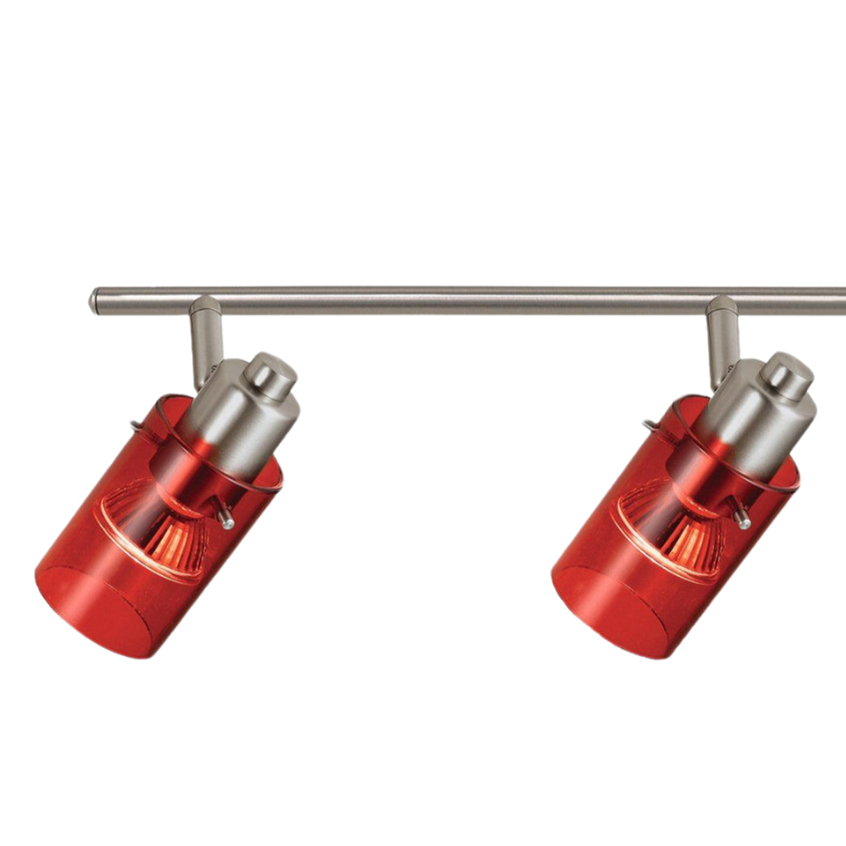 Spot de Iluminación Moderno 4 Luces Rojo Ajustable LED - Iluminacion | Bylmo