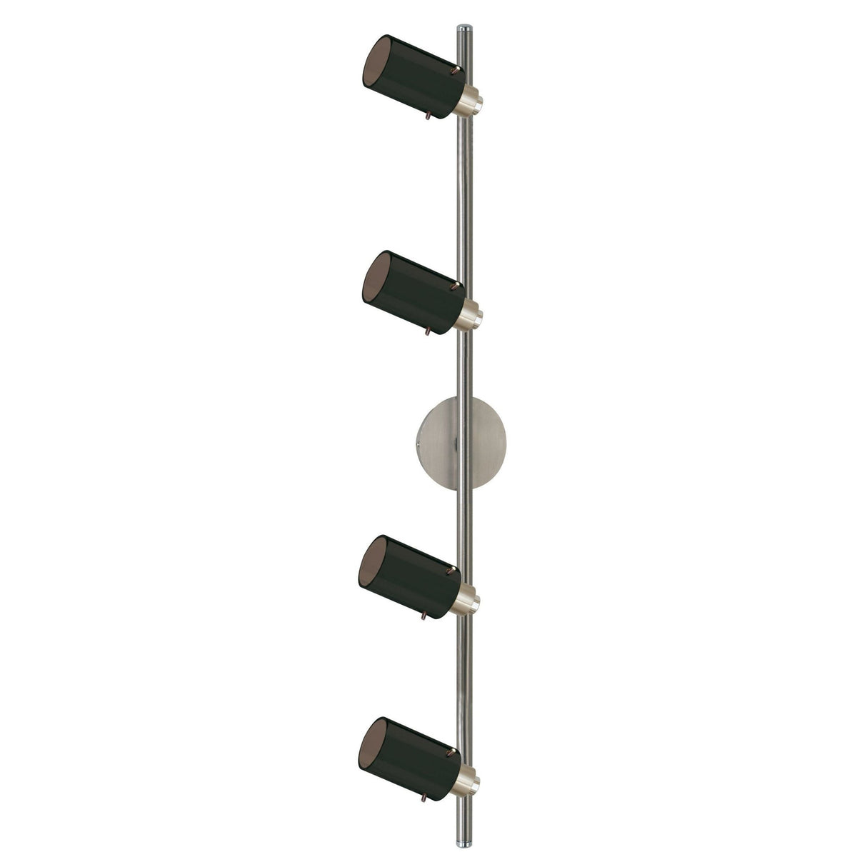 Spot de Iluminación Moderno 4 Luces Gris Acero Ajustable - Iluminacion | Bylmo