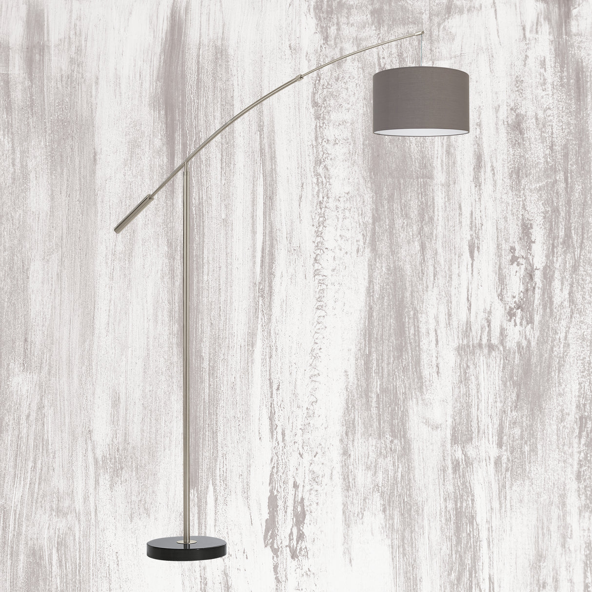 Lámpara de Piso Contemporáneo Gris Acero 32x160x195cm Diseño Único - Iluminacion | Bylmo