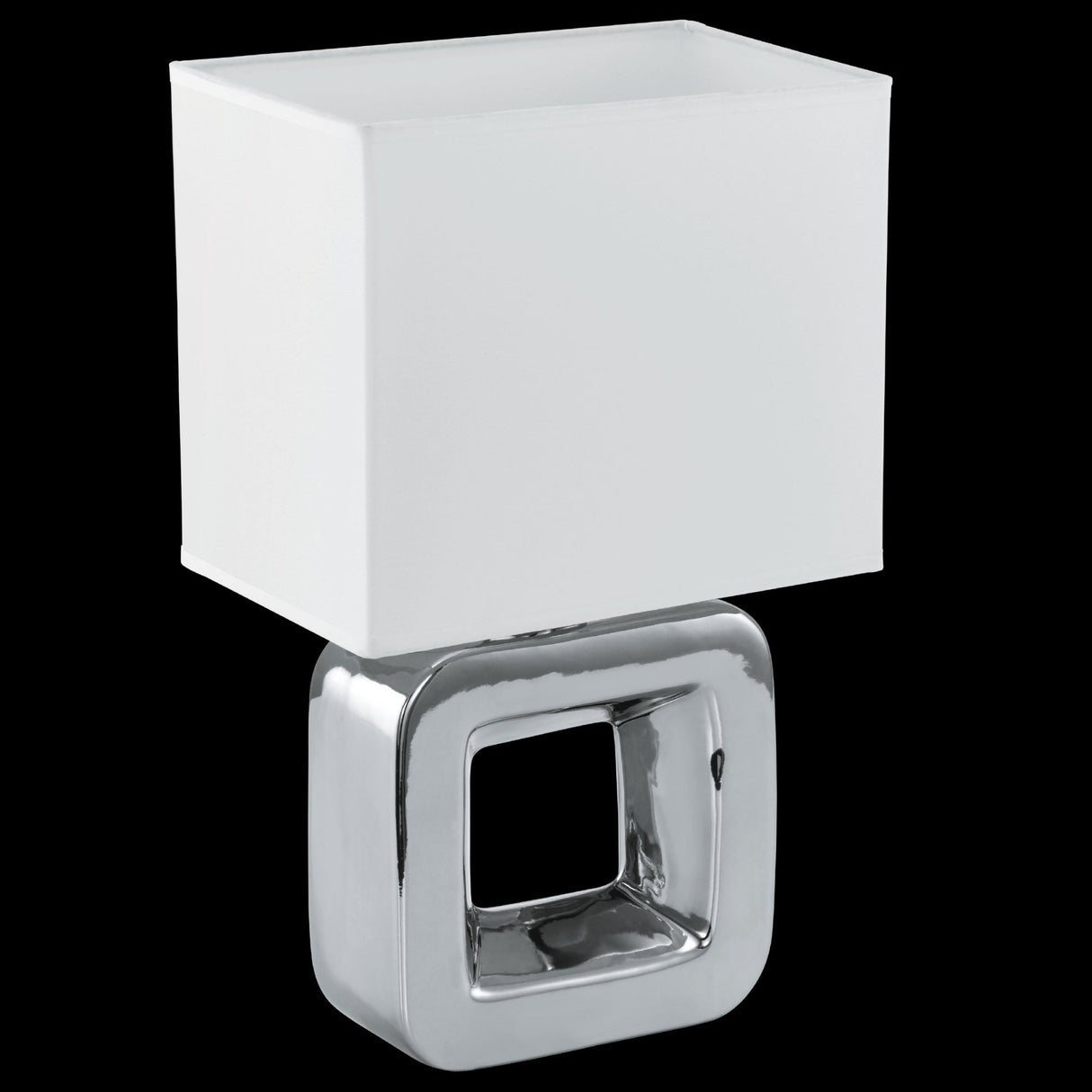 Lámpara de Mesa Contemporáneo Gris Cerámica 1 Luz 13x20x33cm - Iluminacion | Bylmo