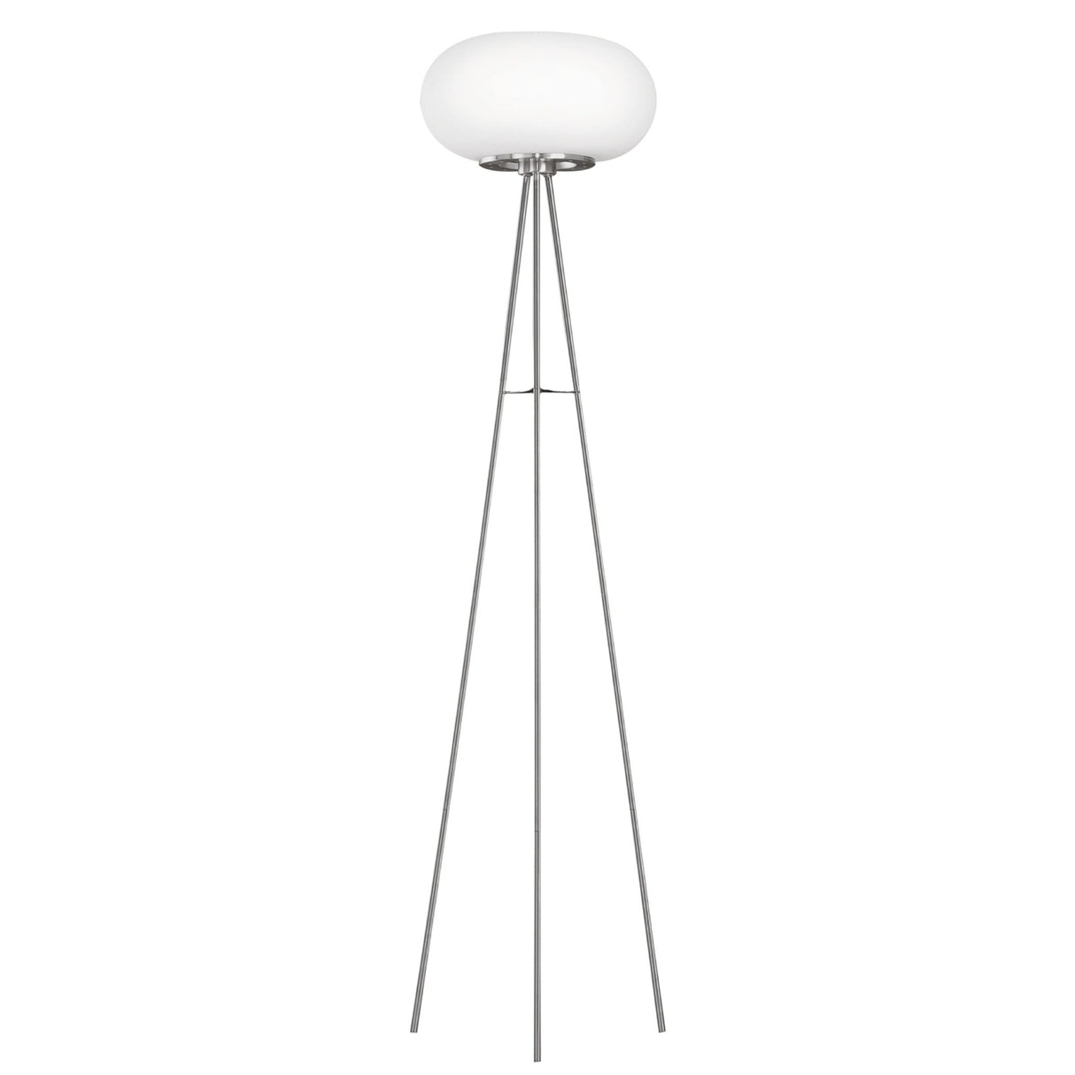 Lámpara de Piso Contemporáneo Gris 2 Luces LED 37x37x157cm - Iluminacion | Bylmo