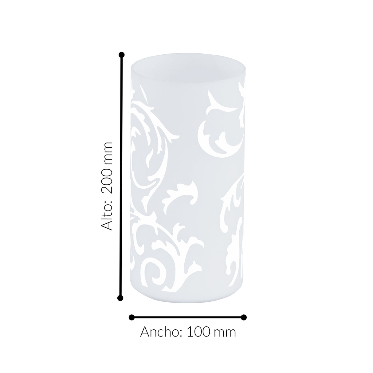 Lámpara de Mesa Contemporáneo ACERO Blanco 1 Luz 10x10x20cm - Iluminacion | Bylmo