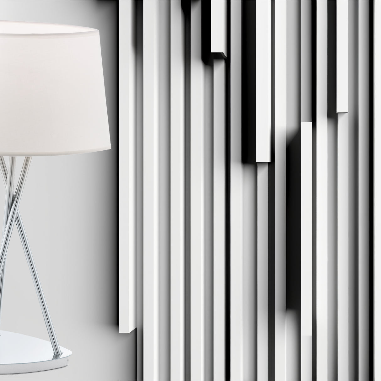 Lámpara de Mesa Clásico Beige 1 Luz 27x27x60cm ACERO - Iluminacion | Bylmo