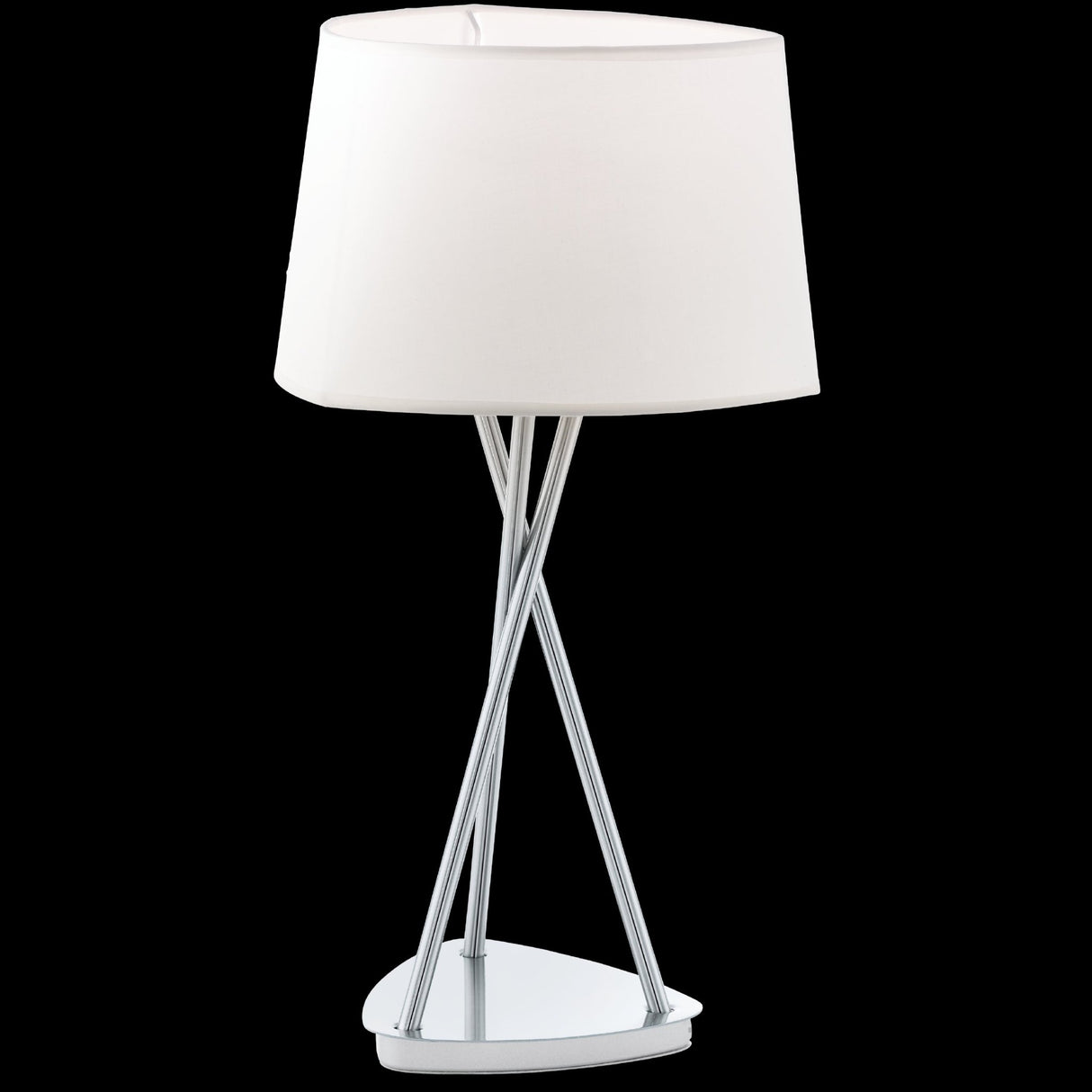 Lámpara de Mesa Clásico Beige 1 Luz 27x27x60cm ACERO - Iluminacion | Bylmo