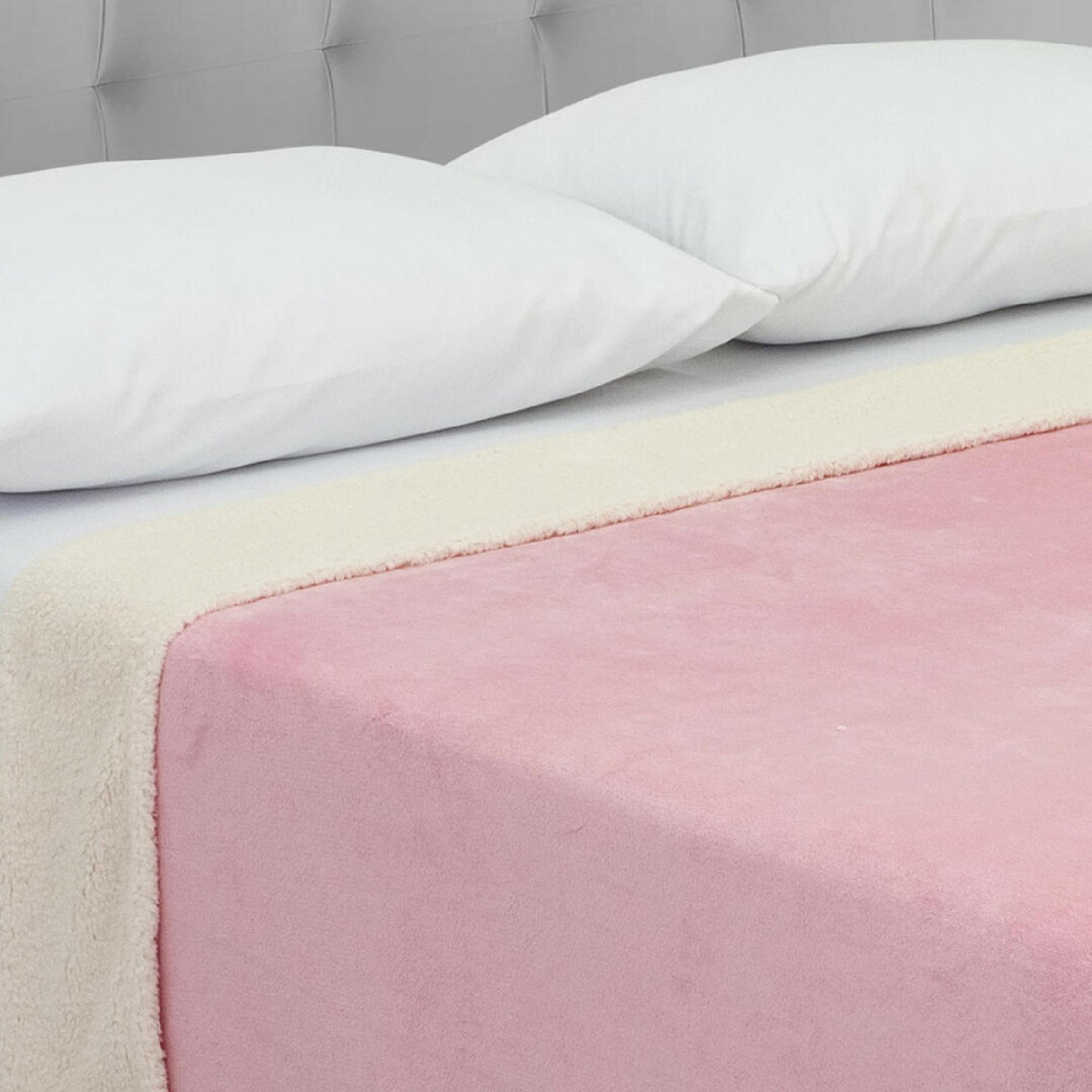 Cobija Ovejera Cibraja Rosado 180x190cm Fondo Entero - Cobijas y Mantas | Bylmo