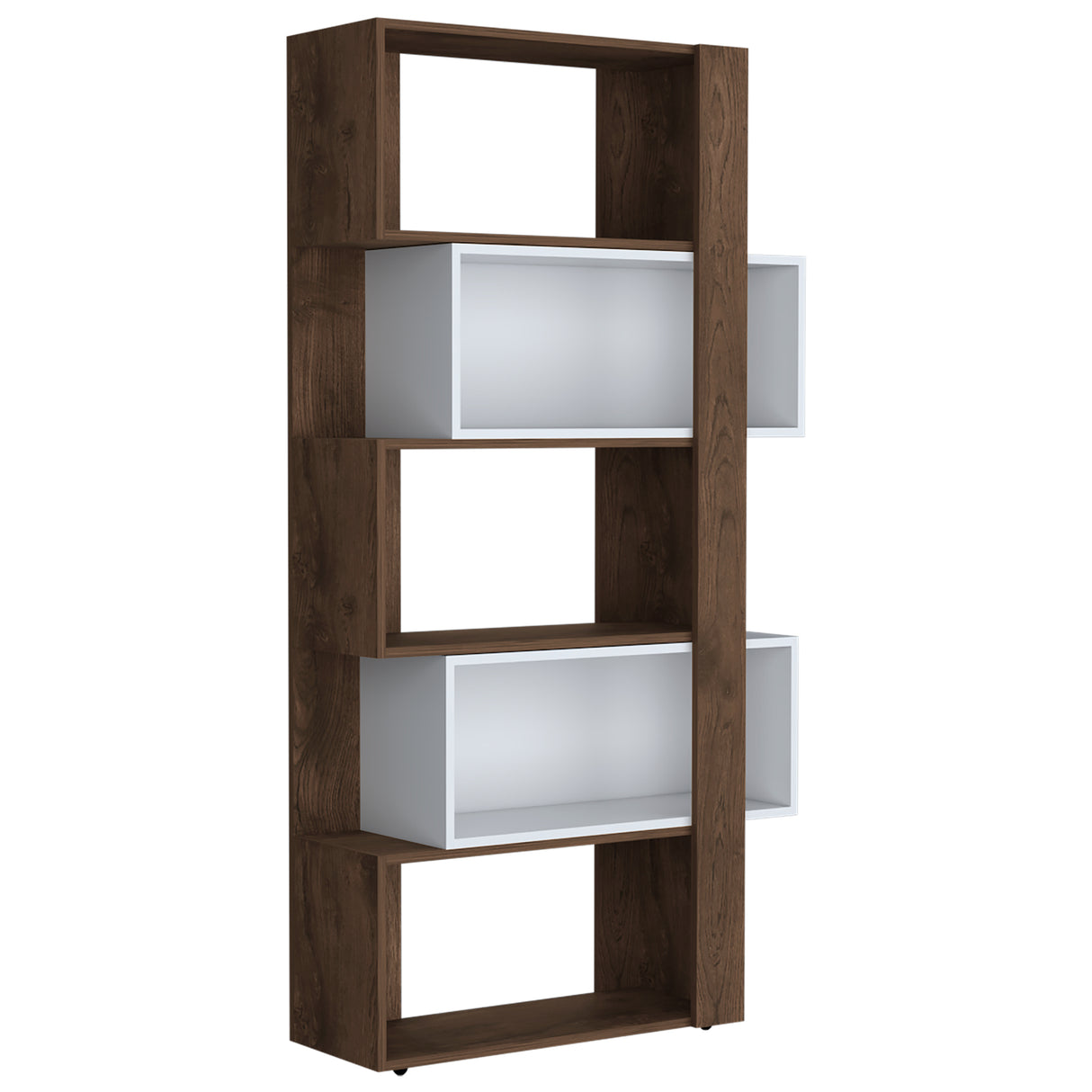 Biblioteca Beijing Bellota y Blanco 28.6x161.5cm Rectangular - Bibliotecas y Estanterías | Bylmo