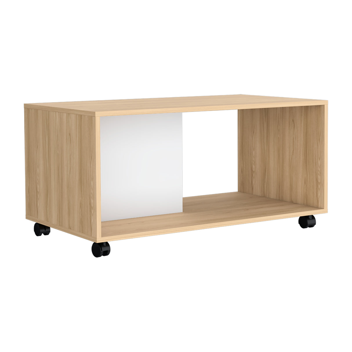 Mesa de Centro Patrick Fresno Europeo 92x45.1cm Rectangular con Patas - Mesas de Centro | Bylmo