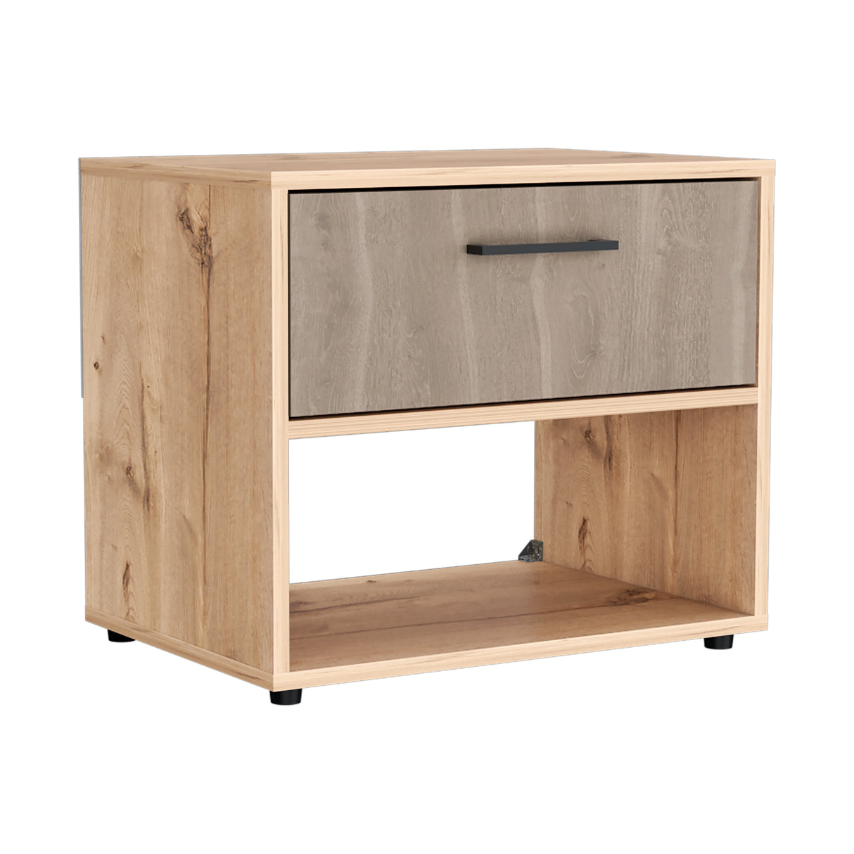 Mesa de Noche Alana Duna y Bardolino 53x45.9cm con Patas - Mesas de Noche | Bylmo