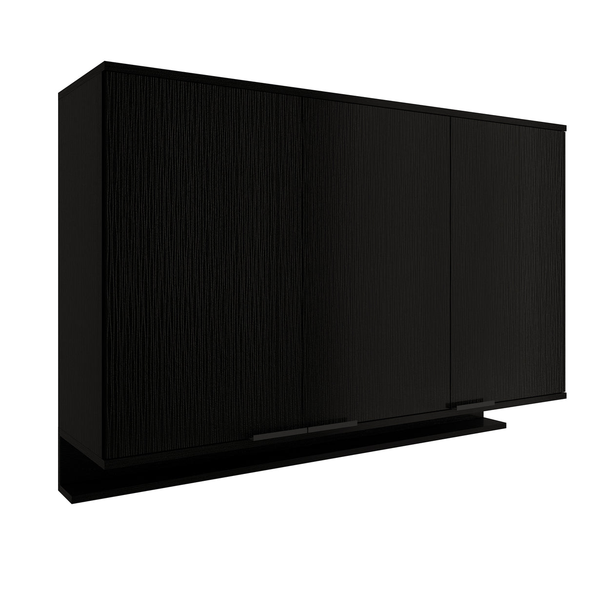 Mueble Superior Negro 120x79.5cm con Tres Puertas - Muebles Superiores | Bylmo