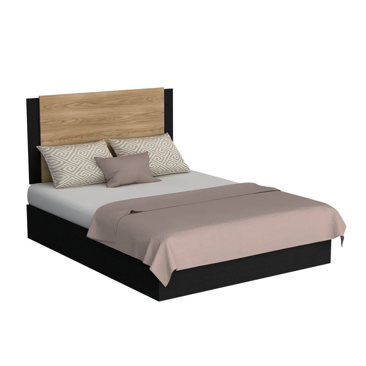 Cabecero Ajustable Neuss Fresno Europeo y Wengue 200x72.3cm para Cama Queen - Cabeceros | Bylmo