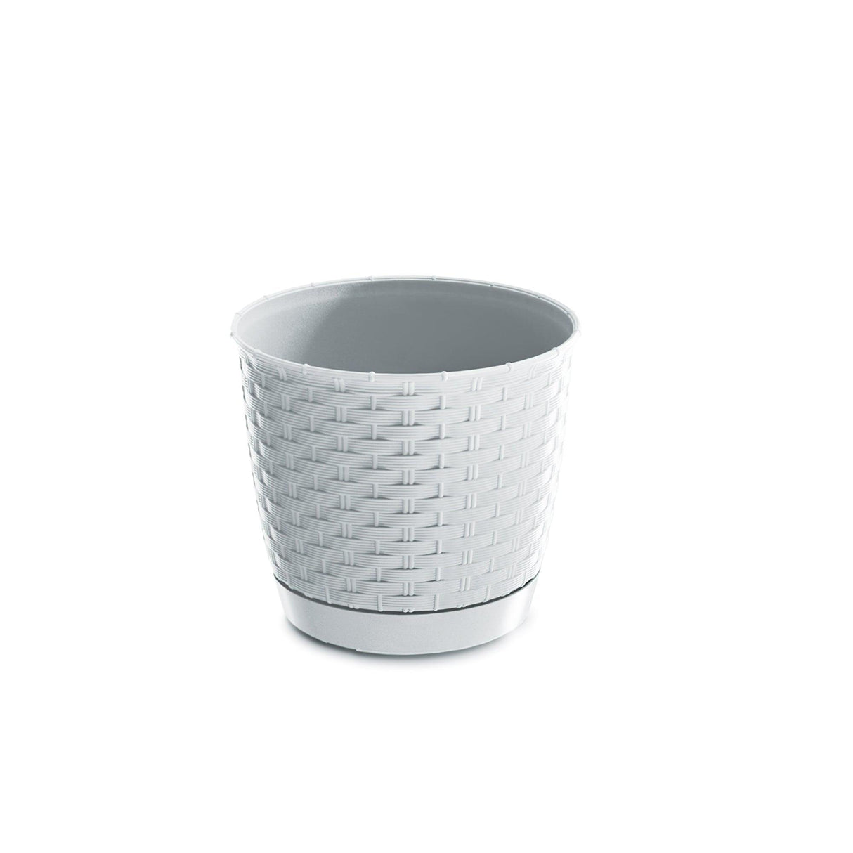 Matera Ratolla Round Blanco 25x21.9cm Cónica De Escritorio - Materas y Macetas | Bylmo