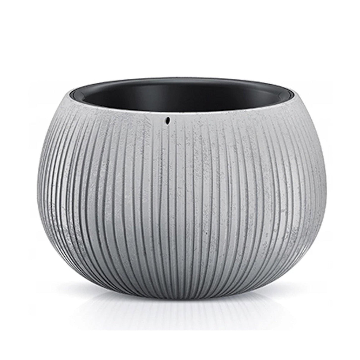 Matera Beton Bowl Gris Concreto 29x19.5cm Cónica De Escritorio - Materas y Macetas | Bylmo